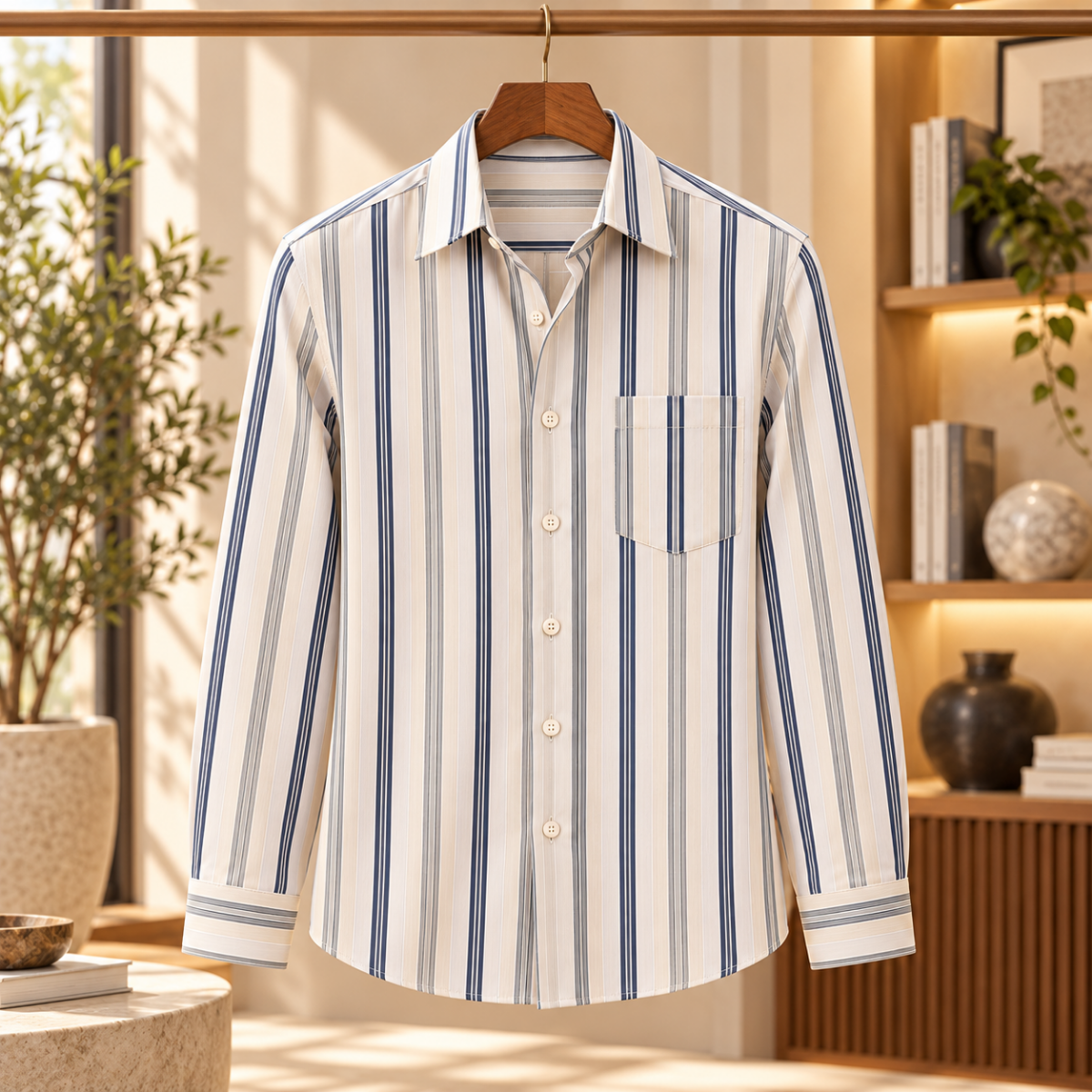 3 Pack Classic Fit Premium Striped Shirts for Men ( SS2 )