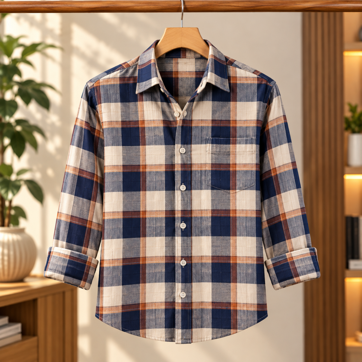3 Pack Premium Checked Everyday Shirts for Men ( C2 )