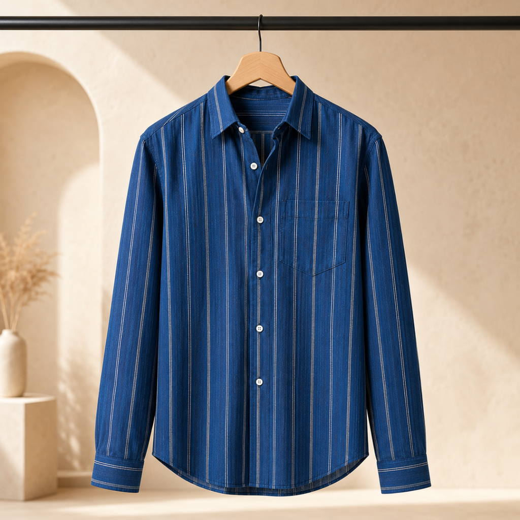 3 Pack Classic Fit Premium Striped Shirts for Men ( SS3 )