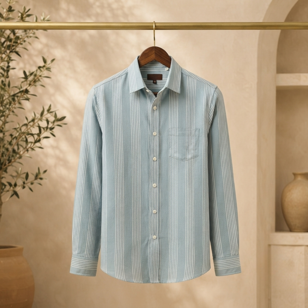 3 Pack Classic Fit Premium Striped Shirts for Men ( SS4 )