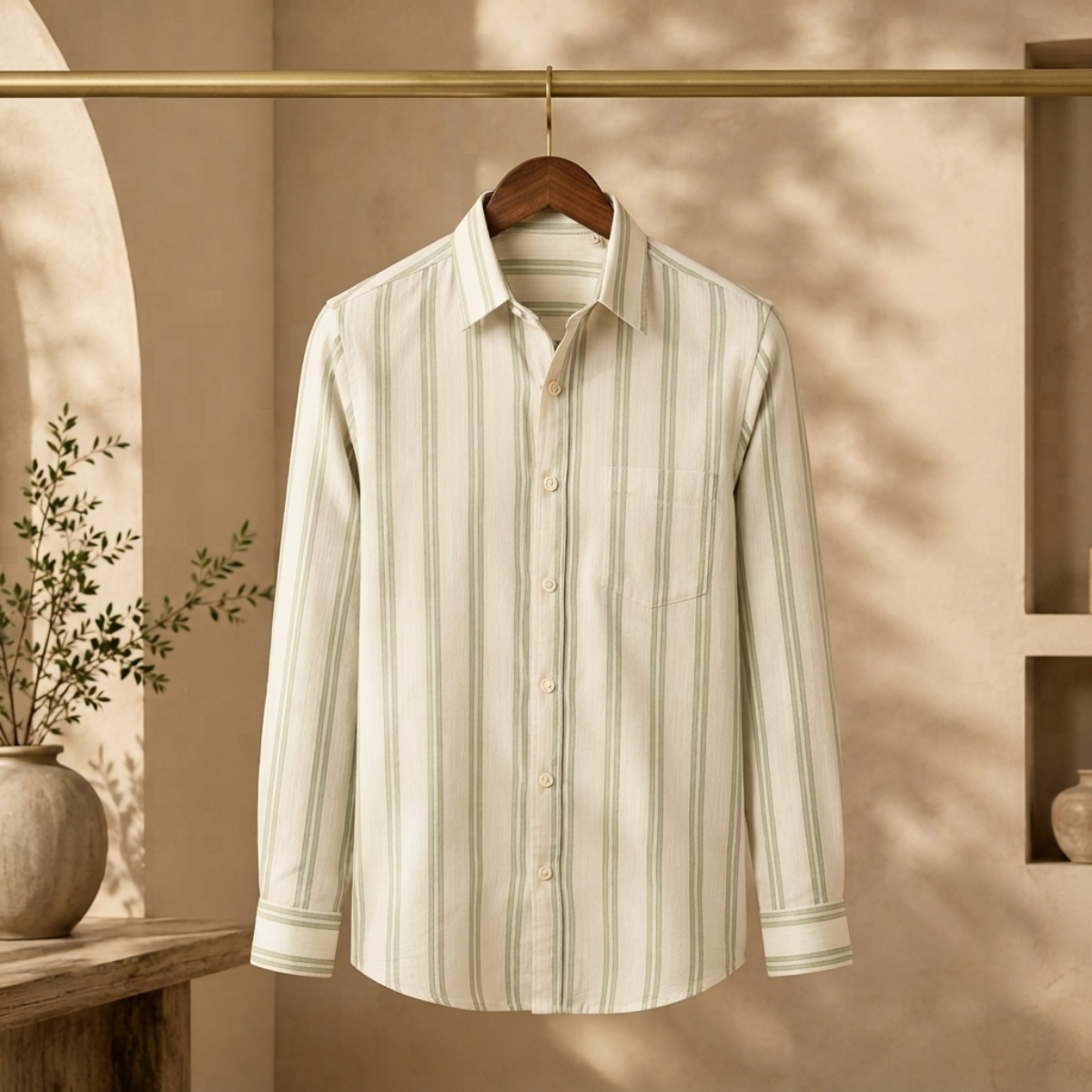 3 Pack Classic Fit Premium Striped Shirts for Men ( SS4 )