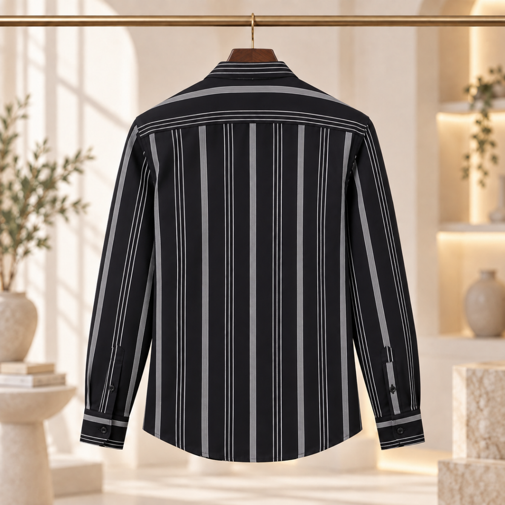 3 Pack Classic Fit Premium Striped Shirts for Men ( SS5 )