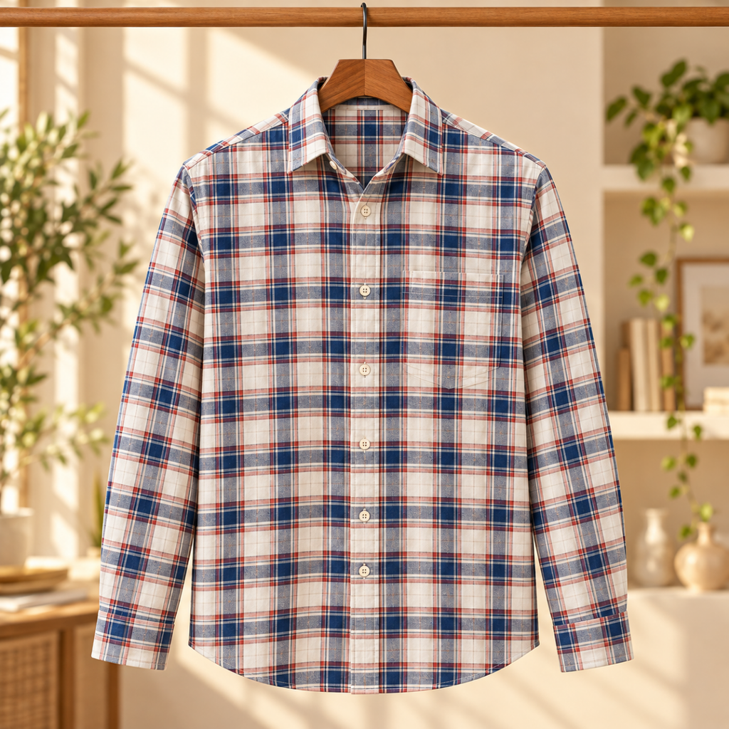 3 Pack Premium Checked Everyday Shirts for Men ( C5 )