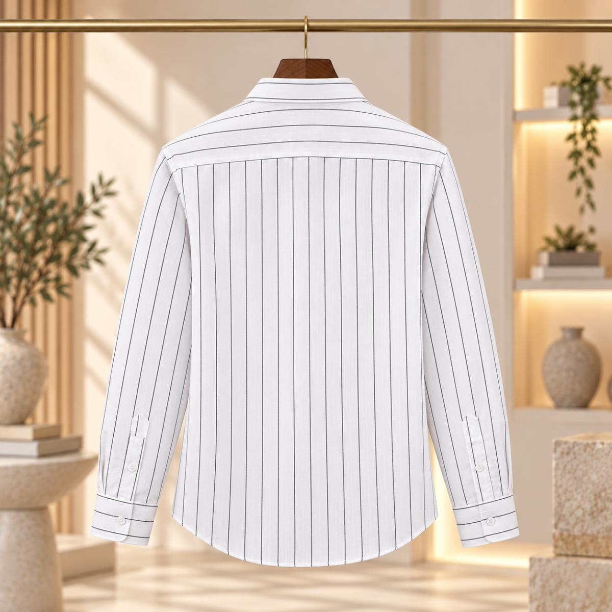 3 Pack Classic Fit Premium Striped Shirts for Men ( SS5 )