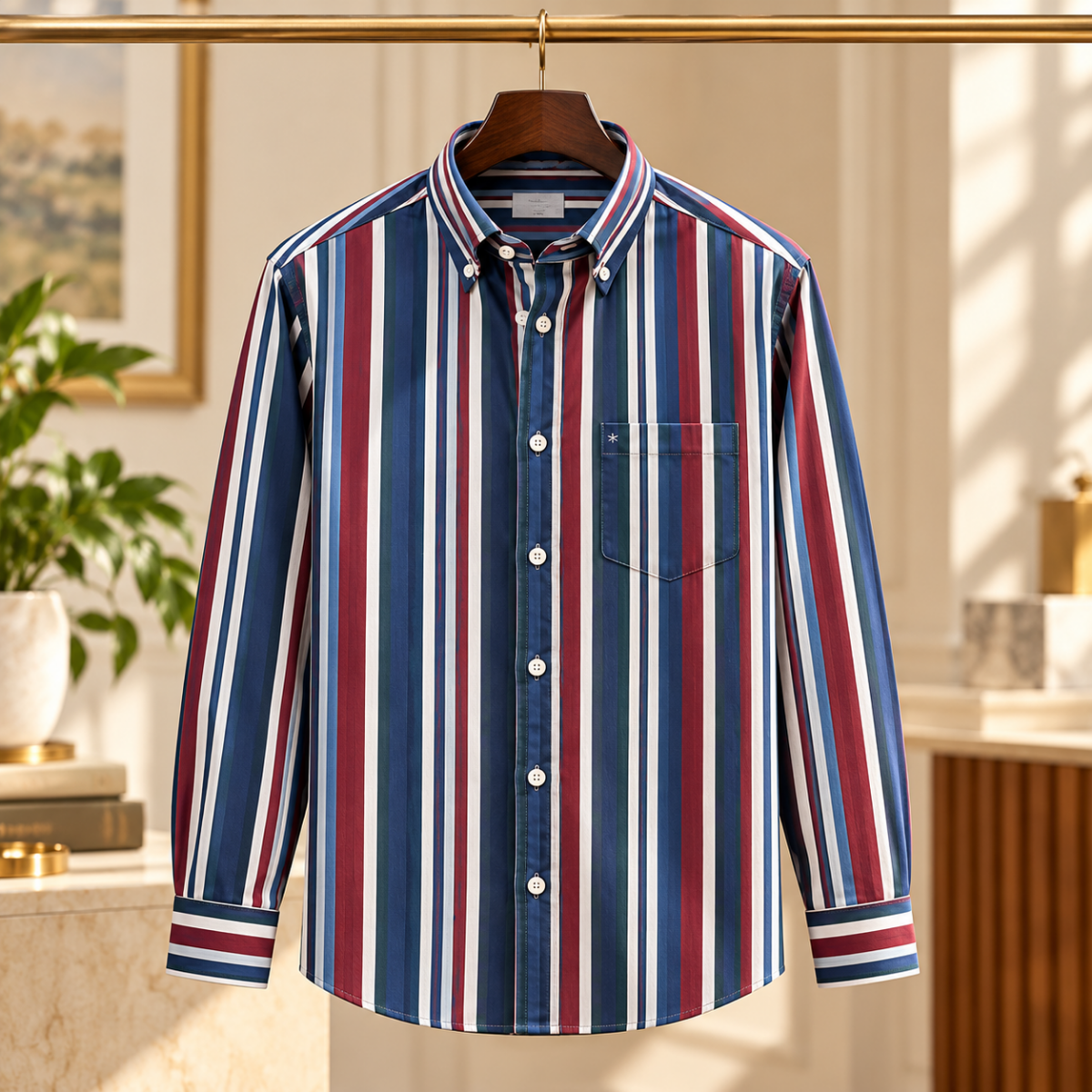 3 Pack Classic Fit Premium Striped Shirts for Men ( SS6 )