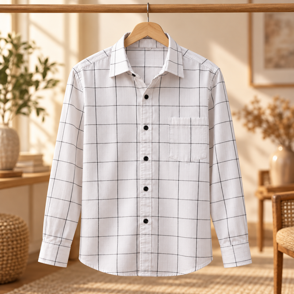 3 Pack Premium Checked Everyday Shirts for Men ( C6 )