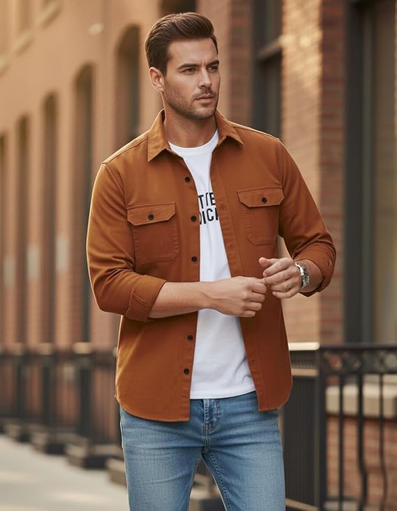 Pack of 2 Men’s Casual Check Shirts | Cotton Blend | Regular Fit
