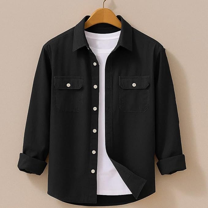 Pack of 2 Men’s Casual Check Shirts | Cotton Blend | Regular Fit