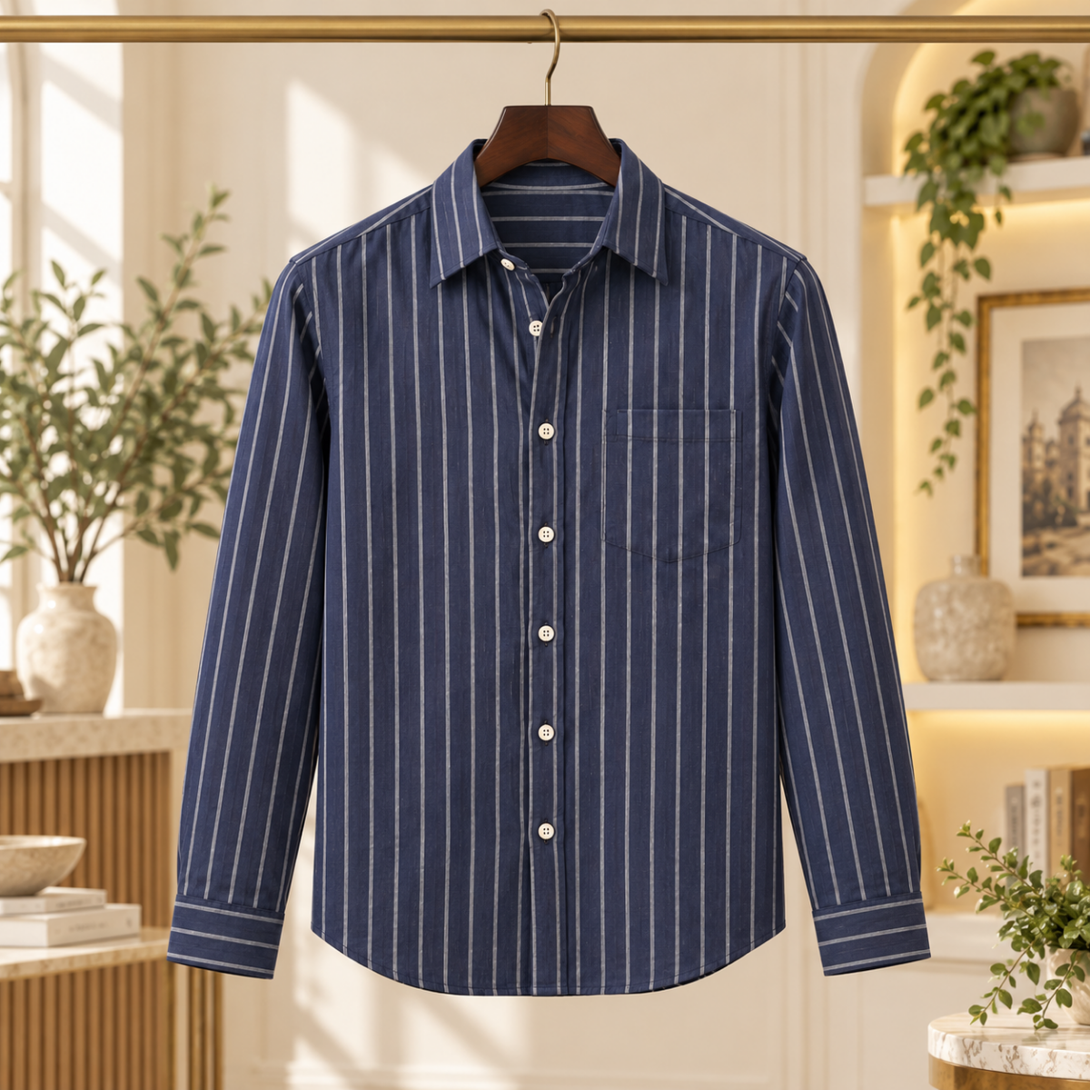 3 Pack Classic Fit Premium Striped Shirts for Men ( SS8 )