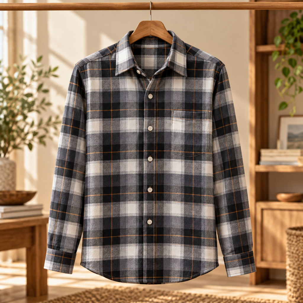 3 Pack Premium Checked Everyday Shirts for Men ( C9 )
