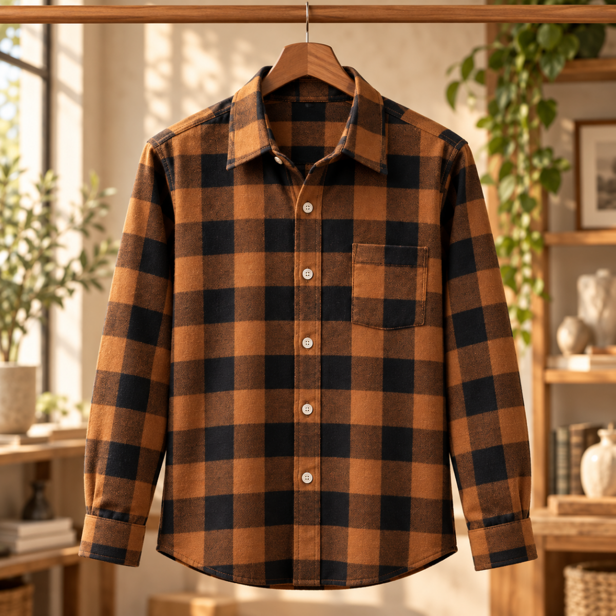 3 Pack Premium Checked Everyday Shirts for Men ( C9 )
