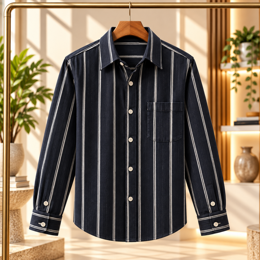 3 Pack Classic Fit Premium Striped Shirts for Men ( SS10 )