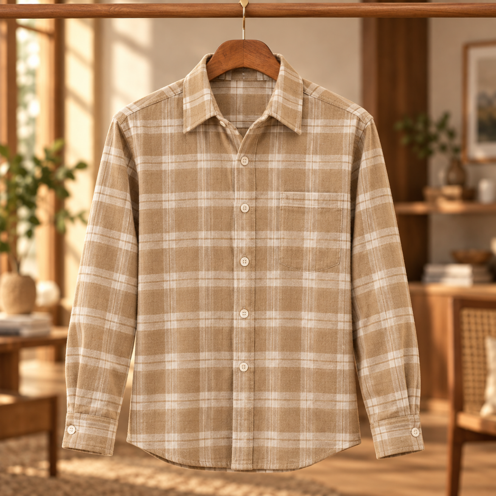 3 Pack Premium Checked Everyday Shirts for Men ( C1 )