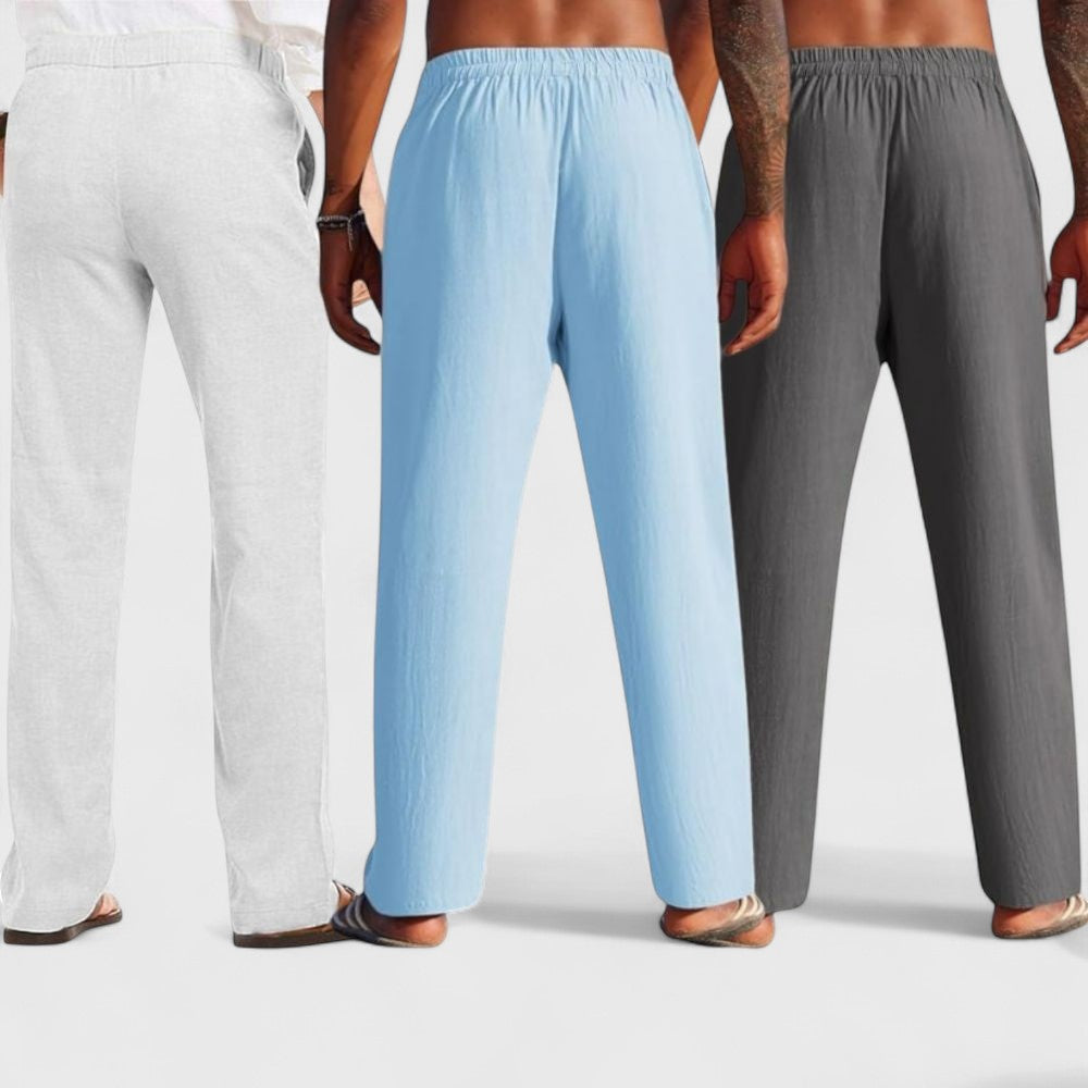 Premium Loose Fit Men Pant - Dark Gray-Blue and Light Gray - Pack Of 3