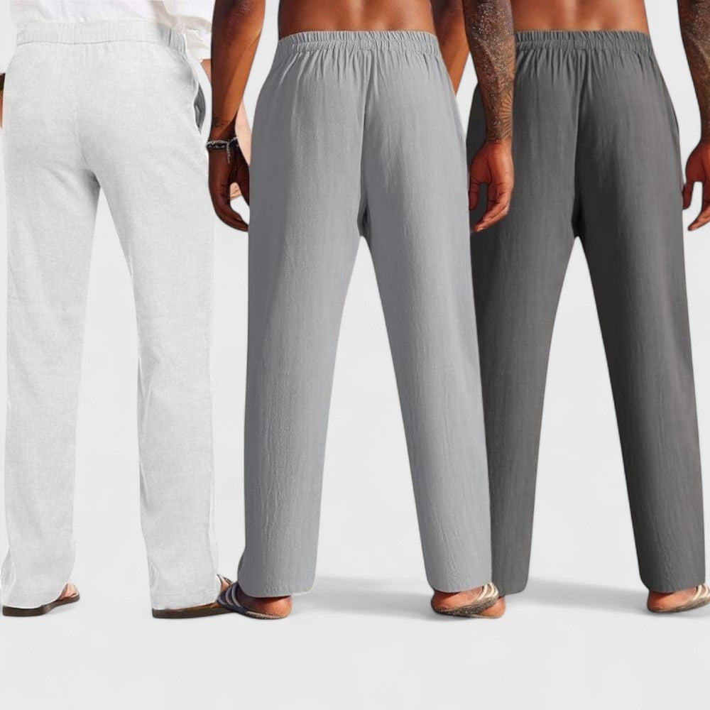 Premium Loose Fit Men Pant - Dark Gray-Gray and Light Gray - Pack Of 3