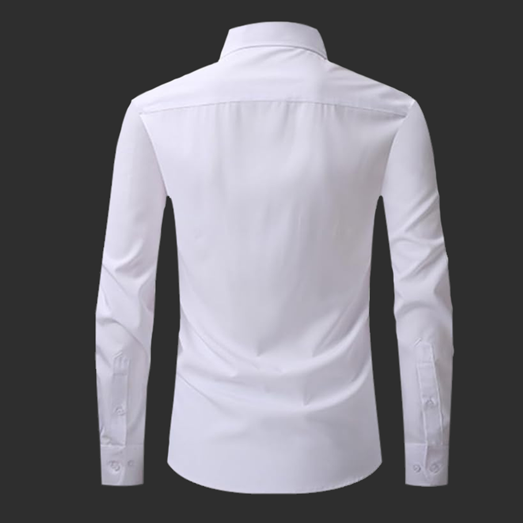 Premium Cotton Solid Shirt for Man (White)